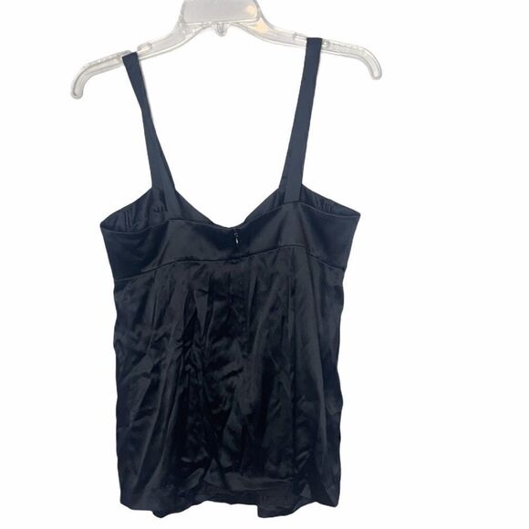 Rebecca Taylor Black Silk Tank Top. - Picture 3 of 7